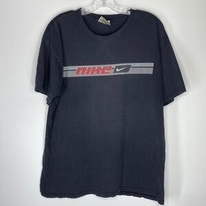Vintage Nike Black Tshirt Size Large 90s